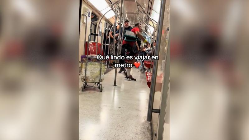 TikTok - Captan pelea en el Metro de Santiago