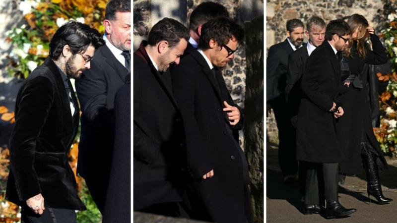 Reuters - Ex miembros de One Direction en funeral de Liam Payne
