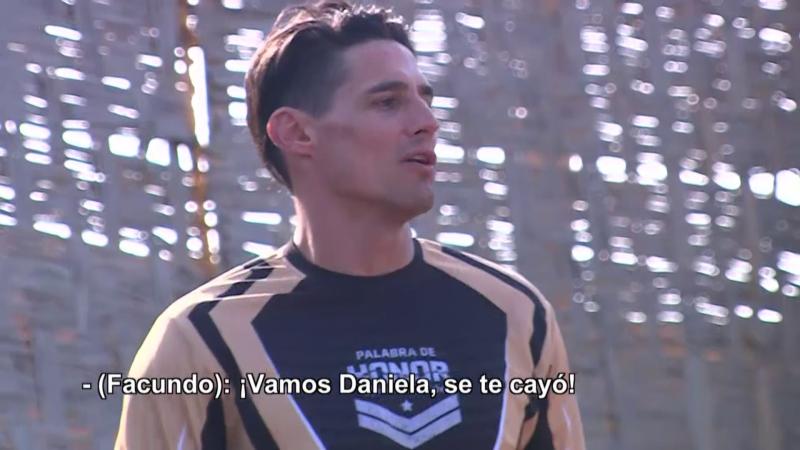 Canal 13 - Facundo distrae a sus compañeros gritando en la competencia