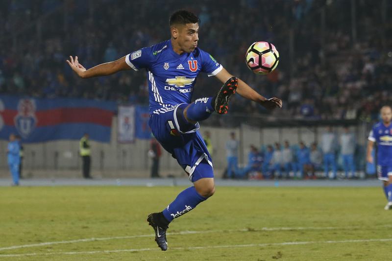 Felipe Mora estuvo en la U entre 2016 y 2017 - Créditos: Photosport.