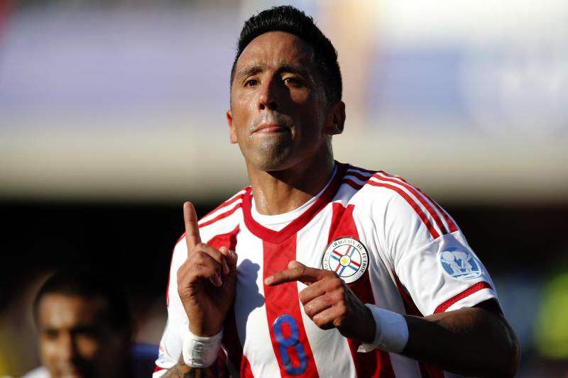 Lucas fue internacional con Paraguay, quienes le dieron la oportunidad de estar en Sudáfrica 2010 - Créditos: Photosport.