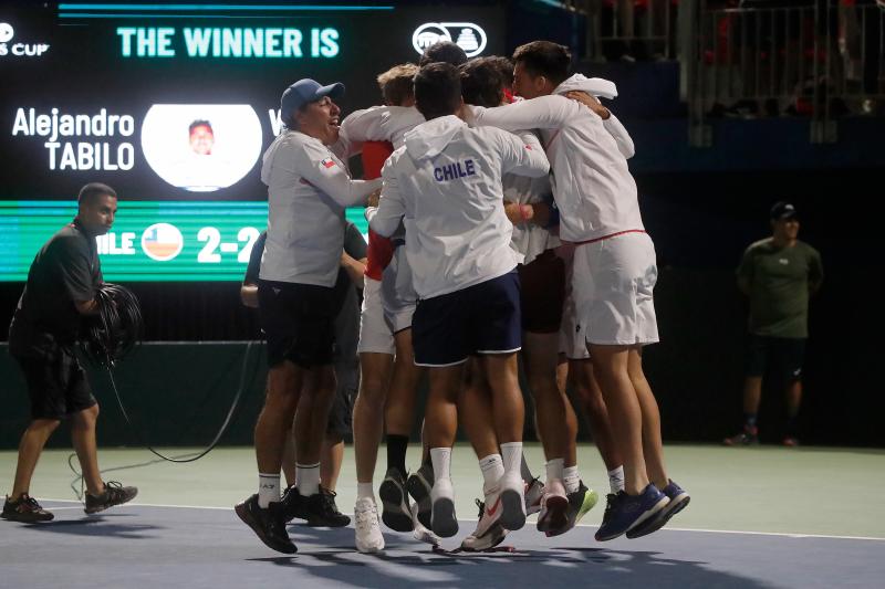 Chile en la Copa Davis - Créditos: Photosport