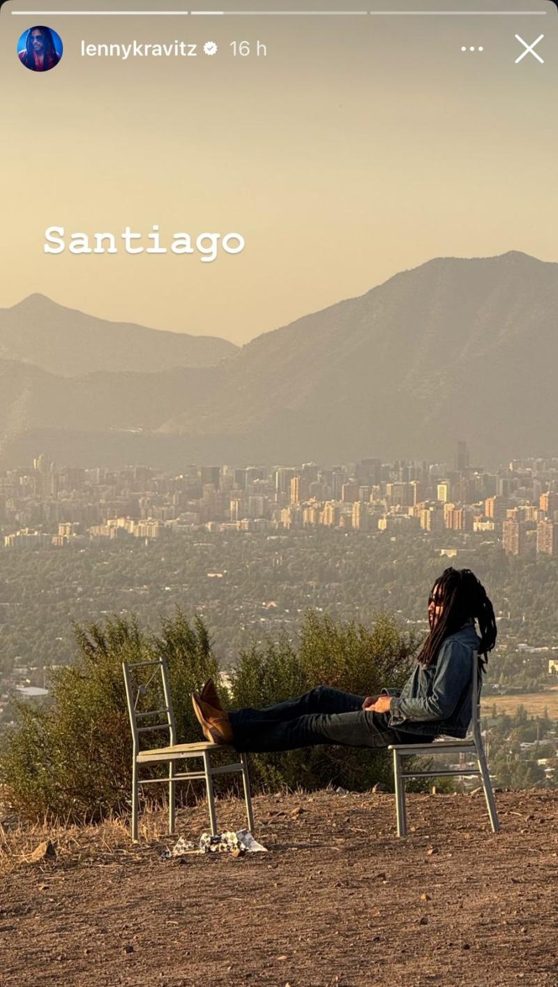 Instagram - Lenny Kravitz en Chile