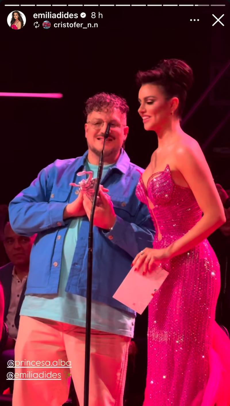 Instagram - Emilia Dides en los Premios Musa