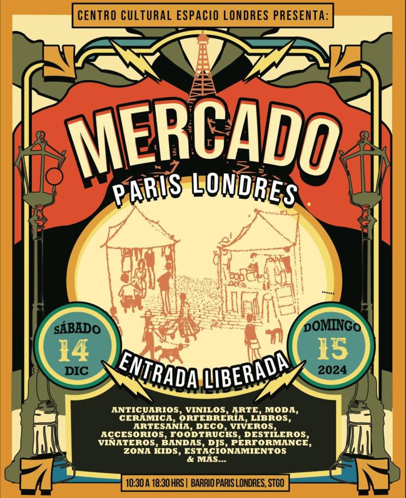 Mercado París Londres: El plan del Gobierno de Santiago para reactivar la RM