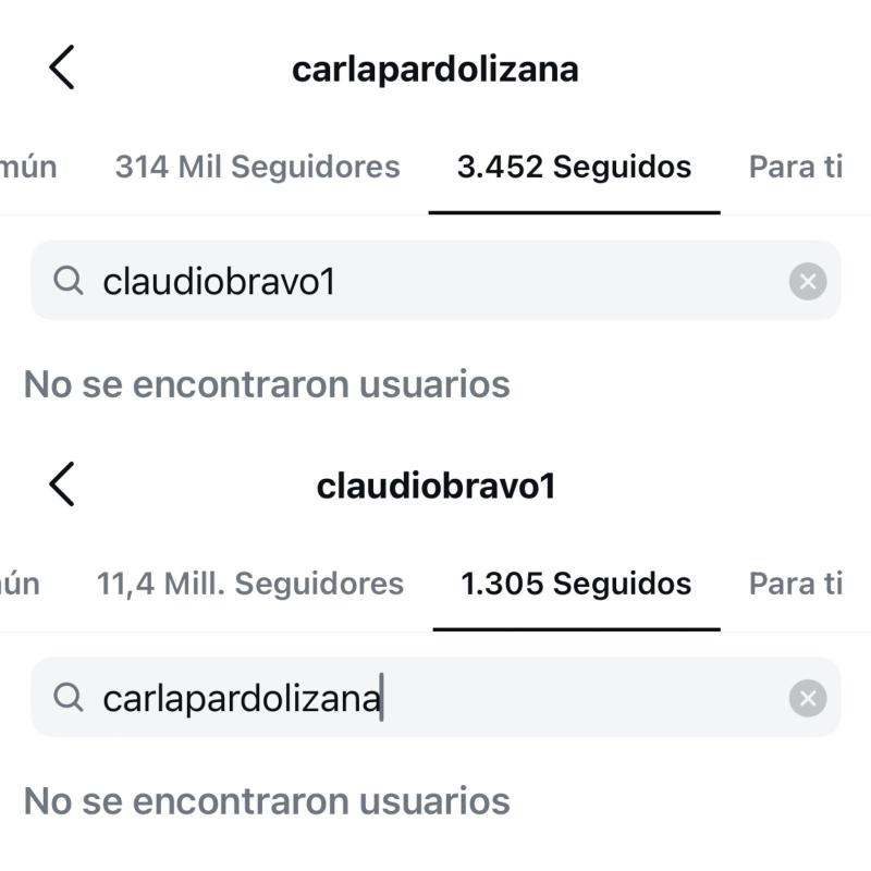 Instagram - Claudio Bravo / Carla Pardo