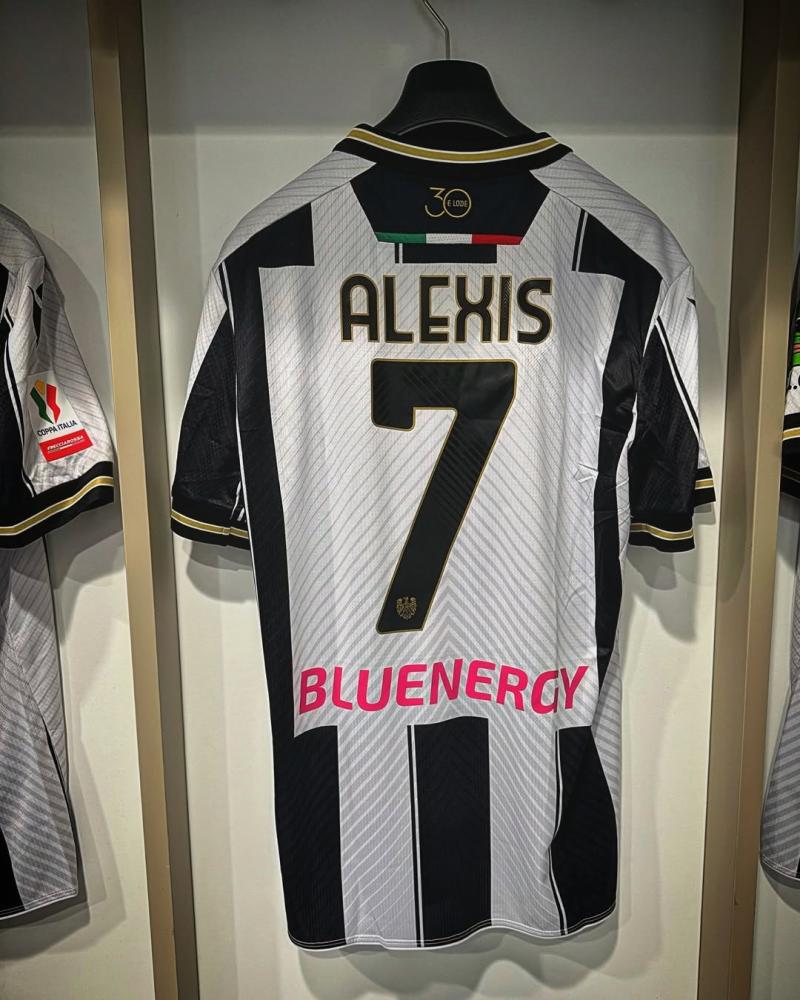 Alexis Sánchez quiere seguir sumando minutos con Udinese - Crédito: Instagram