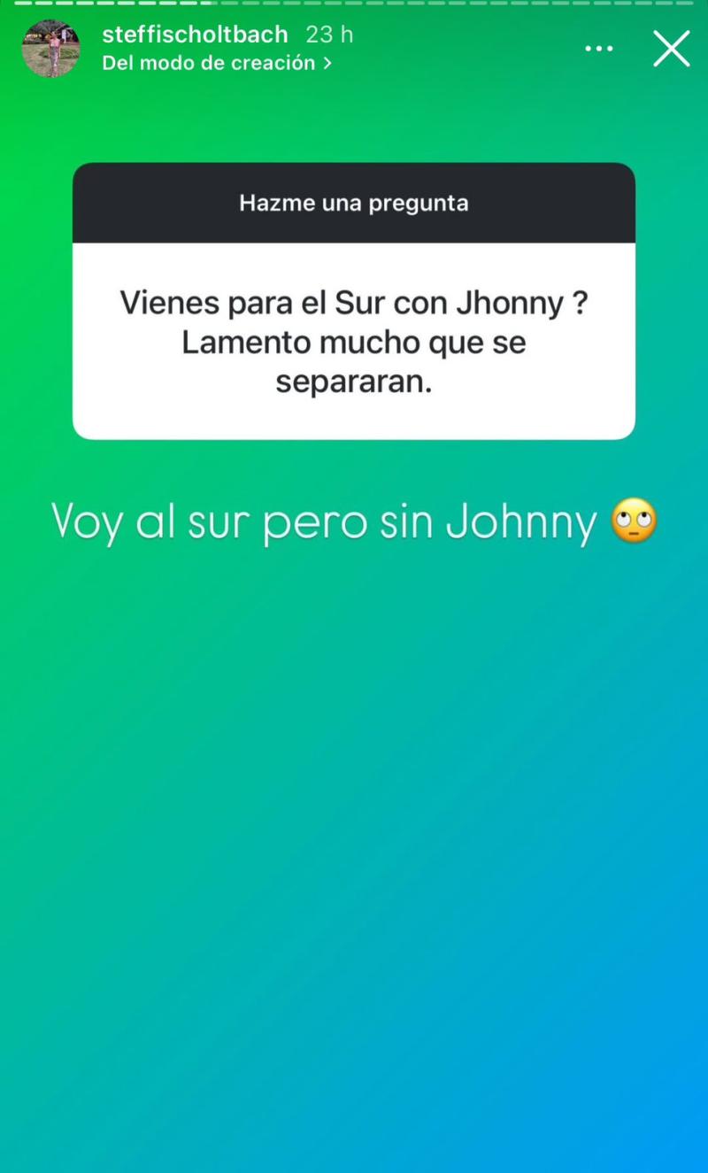 Steffi Scholtbach se refirió a su quiebre con Johnny Herrera - Créditos: Captura