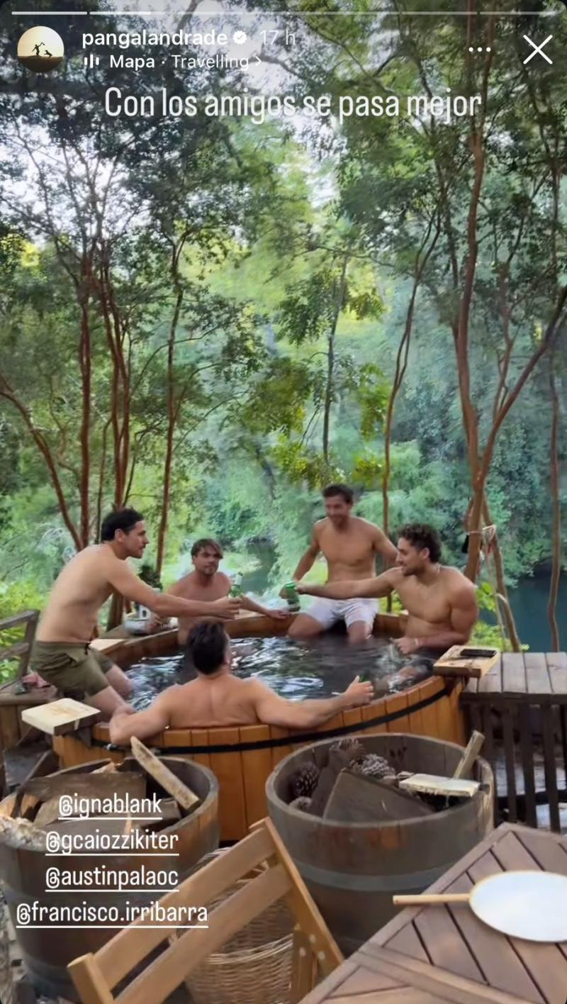 Instagram - Pangal Andrade, sus primos y Austin Palao