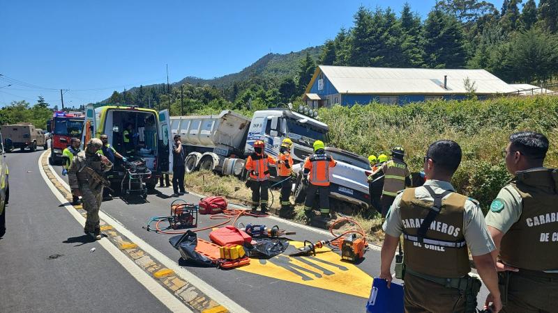 BBCL - Madre e hijo mueren en accidente vehicular en Cañete