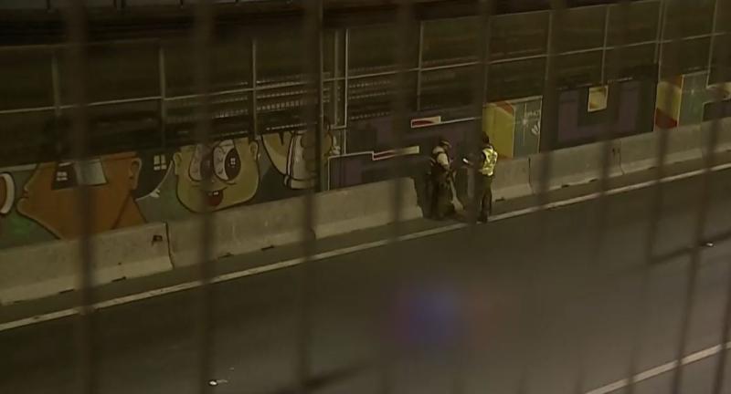 El sujeto fue atropellado por el camión que intentó robar