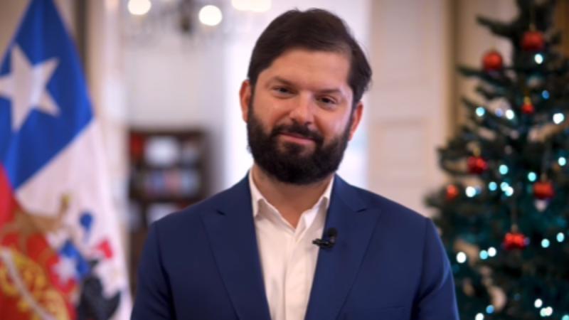 Presidente Boric envía mensaje de Navidad - Instagram