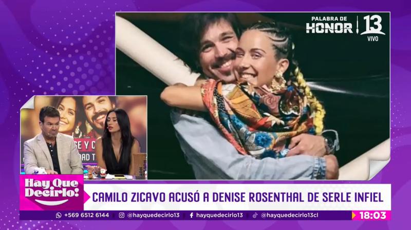 Canal 13 - Denise Rosenthal y Camilo Zicavo