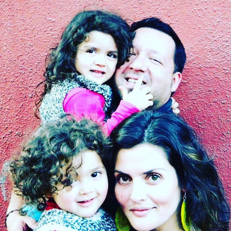 Instagram - Claudio Carrizo, Connie Achurra y sus hijas