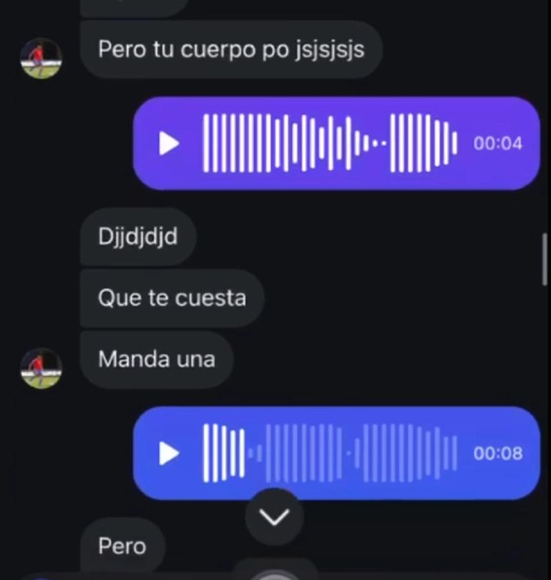 Radio BíoBío - Chat entre el futbolista de Unión Española y la víctima