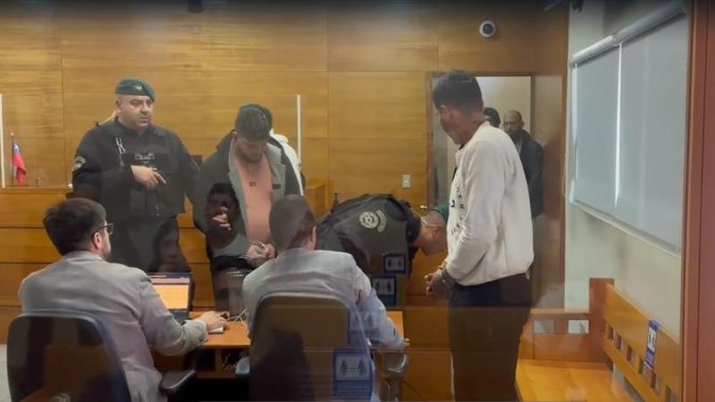 Los cuatro miembros del tren de Aragua quedaron en prisión preventiva