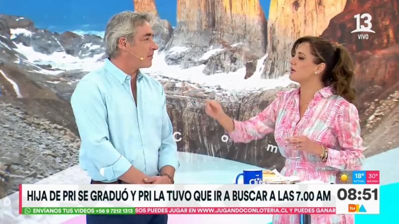 Canal 13 - José Luis Repenning y Priscilla Vargas