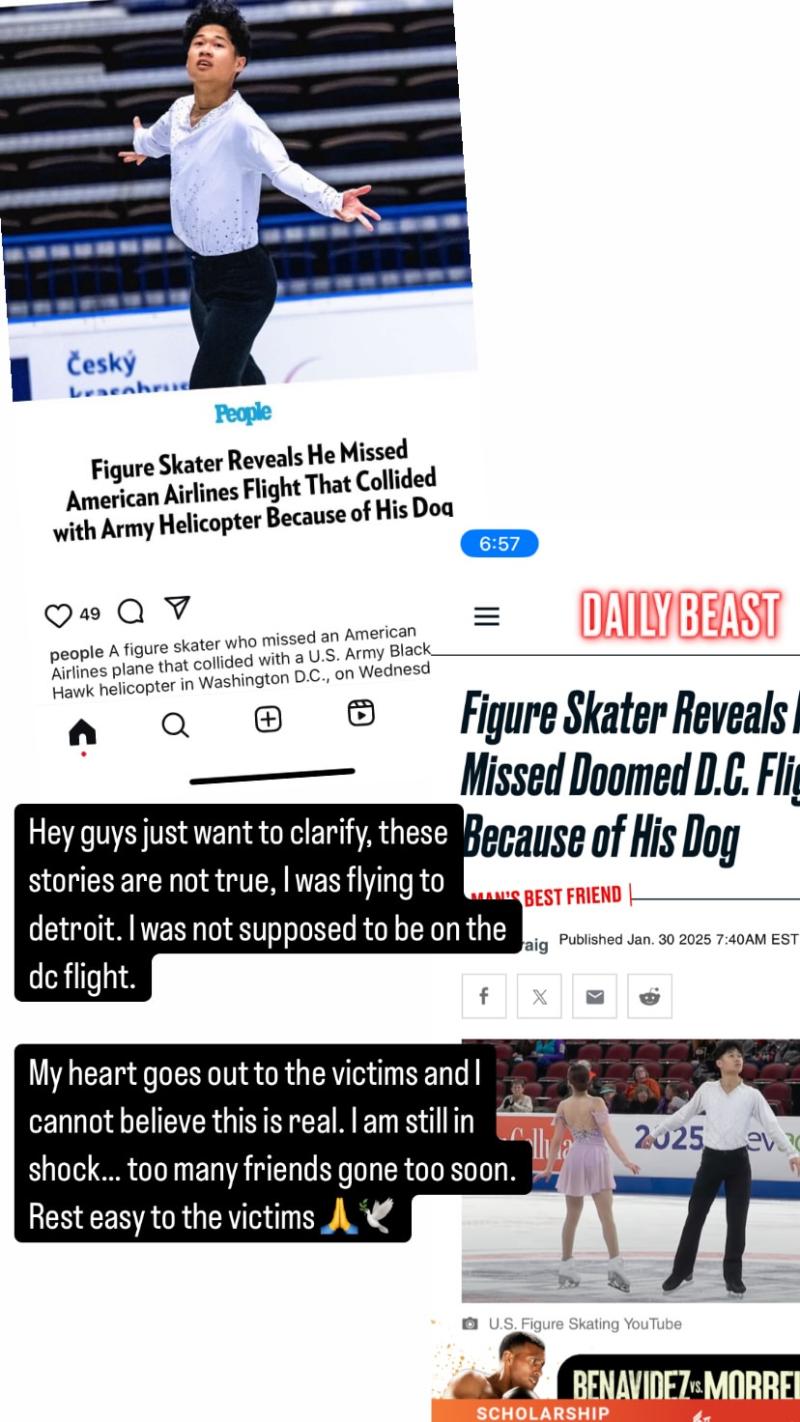 Instagram/jon_maravillaa - Patinador y su verdad sobre fatal accidente aéreo en Washington