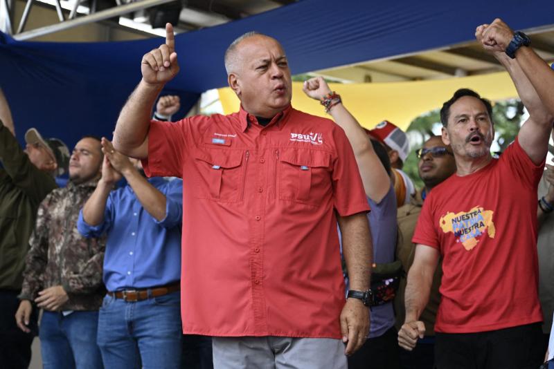 AFP - Ministro del Interior de Venezuela, Diosdado Cabello