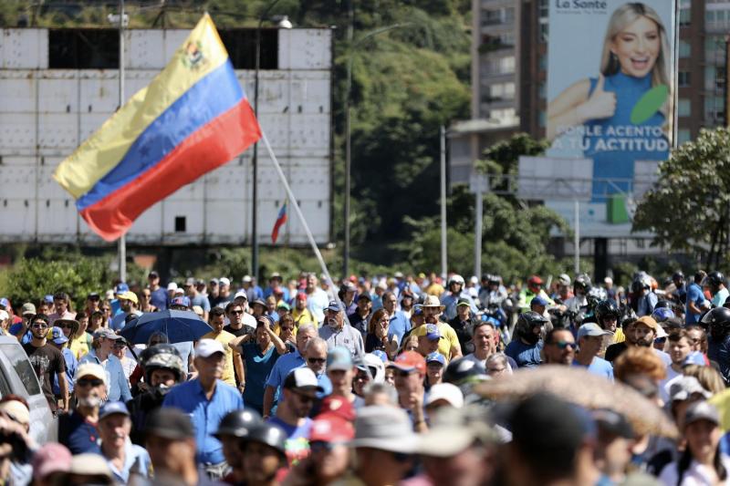AFP - Protesta de la oposición en Caracas, Venezuela