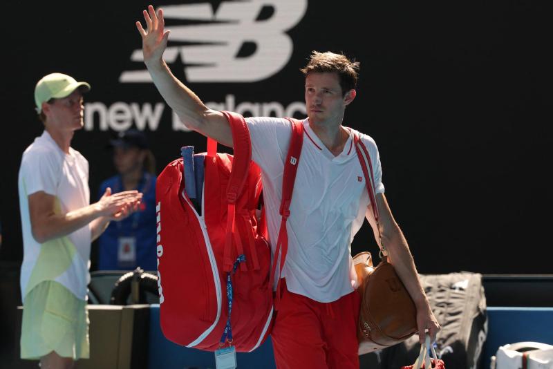 Jannik Sinner eliminó a Nicolás Jarry del Australian Open - Créditos: AFP