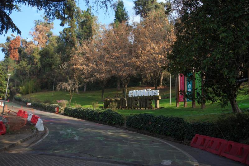 Agencia Uno - Zoológico Metropolitano fue evacuado y cerrado: chimpancé intentó escapar del recinto