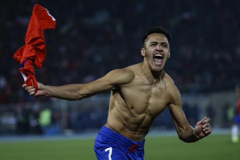 Alexis Sánchez entre los futbolistas más fuertes - Créditos: Agencia Uno