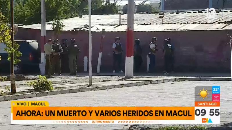 Canal 13 - Balacera en Macul