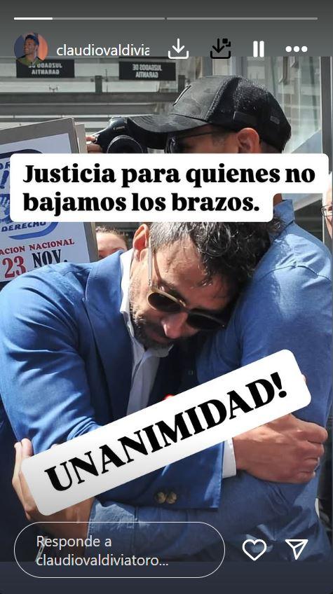 Captura - La imagen que compartió Claudio Valdivia