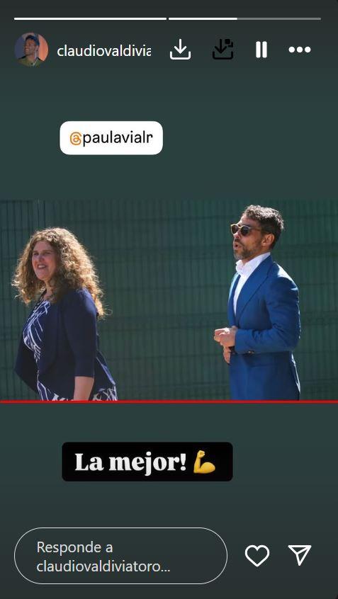 Captura - Claudio Valdivia destacó la labor de la abogada Paula Vial