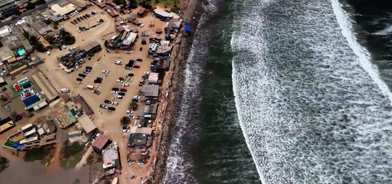 T13 - Marejadas “borran” playa La Boca de Concón: Zona se queda sin arena y alcalde apunta a intervención humana