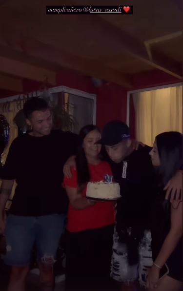 Lucas Assadi celebrando su cumpleaños - Créditos: Instagram