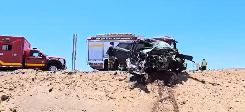 Iquique: Grave accidente de tránsito deja dos muertos y cuatro heridos en Ruta 5 Norte | Captura de video