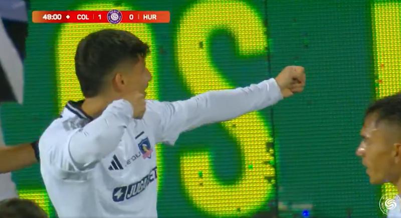 La 'Flecha' le da la victoria parcial a Colo Colo - Créditos: Captura ESPN