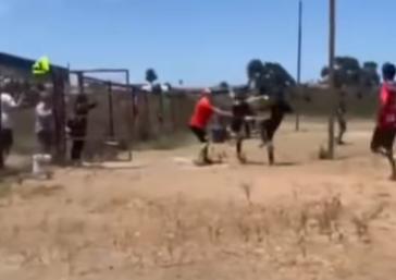 Brutal agresión a árbitra en Copa Ciudad La Serena - Créditos: serena_televisión