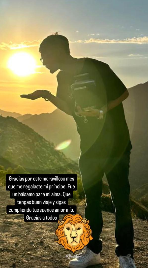 Catalina Pulido esparció las cenizas de su hijo Sasha en un cerro de Farellones - Instagram Cata Pulido