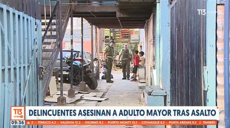 T13 - Los detalles del adulto mayor asesinado en San Bernardo