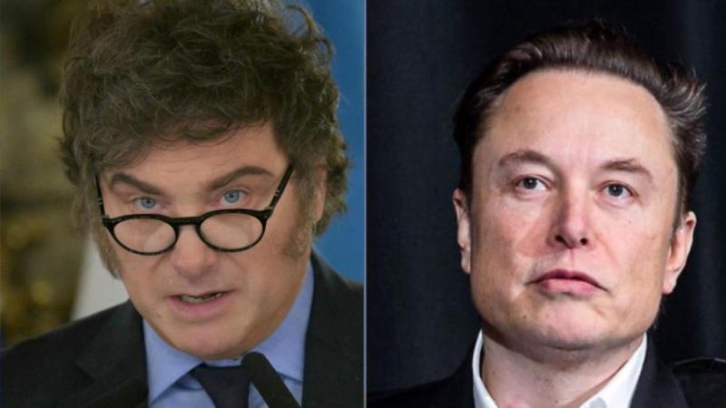 AFP - Javier Milei y Elon Musk