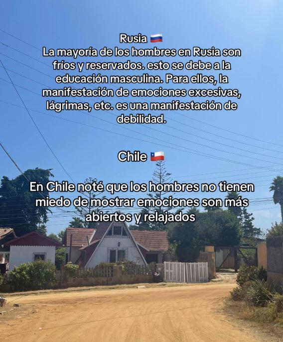 @Lovasoko - Diferencias entre chilenos y rusos, según usuaria de TikTok