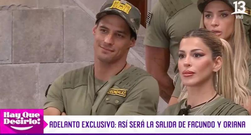 Canal 13 - Facundo y Oriana salen del reality tras pelea con Faloon