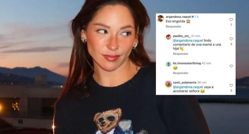 Captura Alfombra Roja - Mensaje de Raquel Argandoña a Kel Calderón