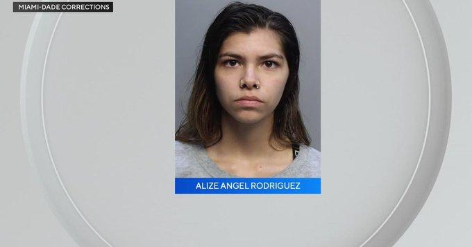 Miami-Dade Corrections - Alize Angel Rodriguez, la madre acusada de dejar a su hijo de 5 años solo en el parque