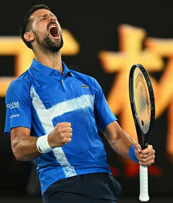 Novak Djokovic venció a Carlos Alcaraz en Australia - Créditos: Redes Sociales