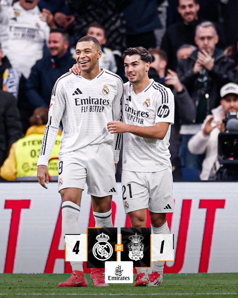 Los Merengues terminaron ganando 4 a 1 - Créditos: Real Madrid