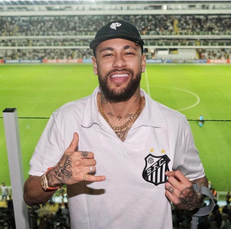 Neymar a detalles de volver al Santos - Créditos: Redes Sociales