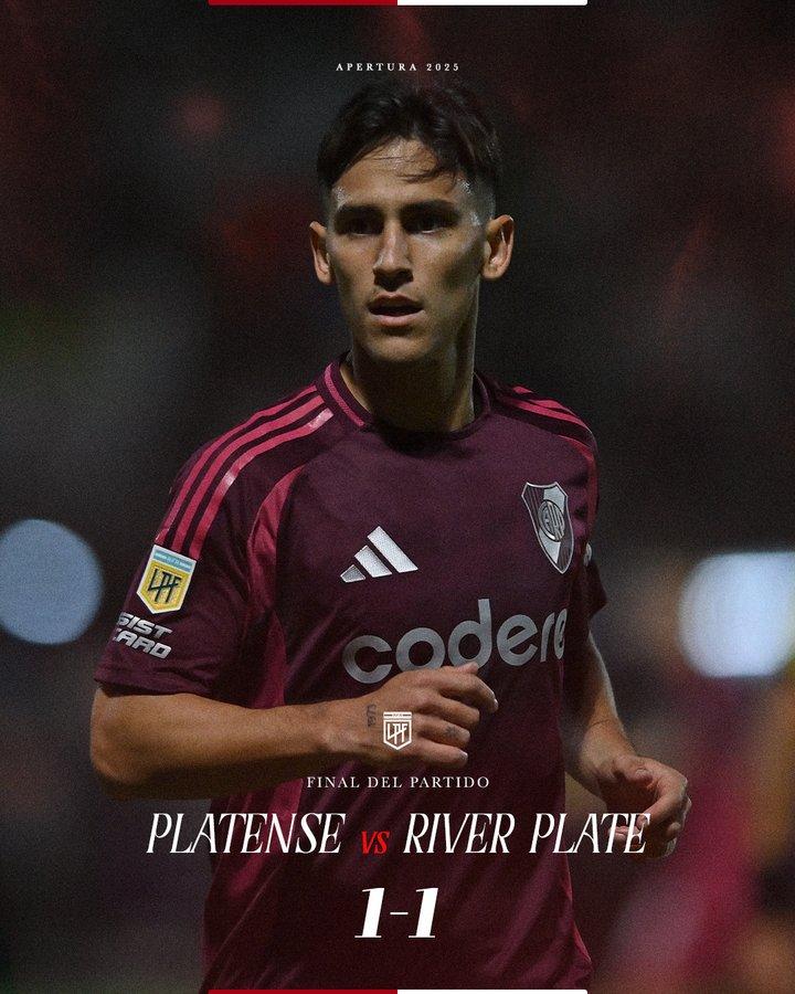 River Plate arranca la temporada con un empate 1 a 1 ante Platense - Créditos: River Plate