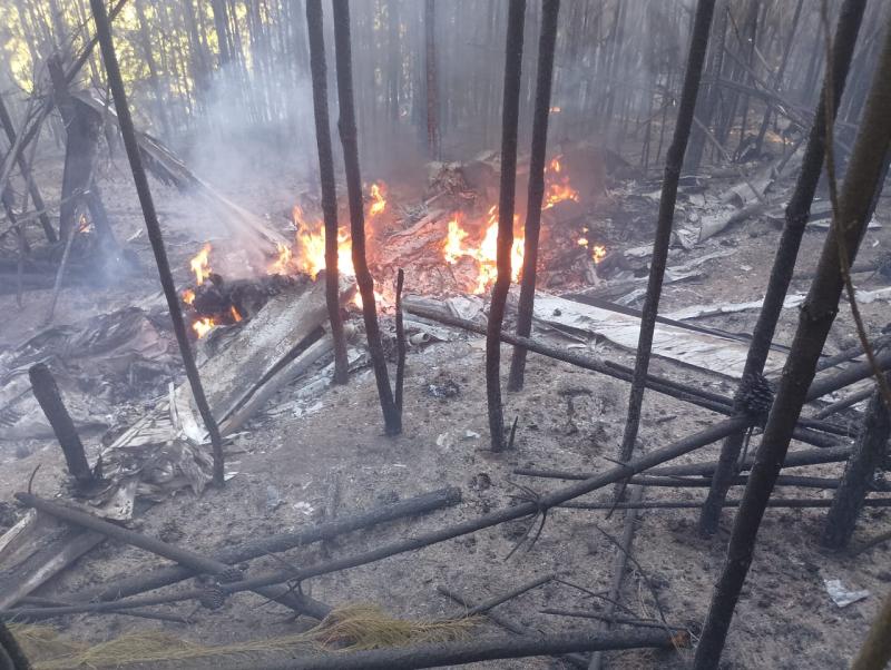 Helicóptero cayó en Paredones - Cedida