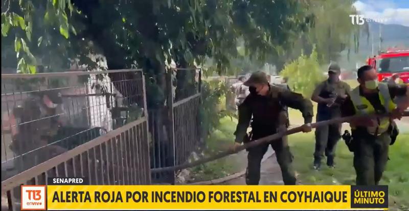 T13 - Incendio en Coyhaique