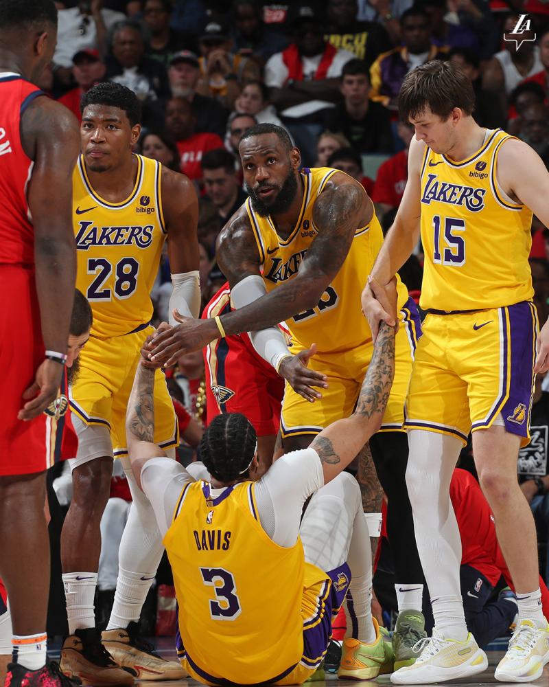 LeBron James sigue activo en los compromisos de su equipo - Créditos: Los Angeles Lakers