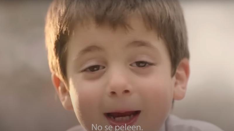 YouTube/Itaú Chile - El niño que inmortalizó la frase: "No se peleen"